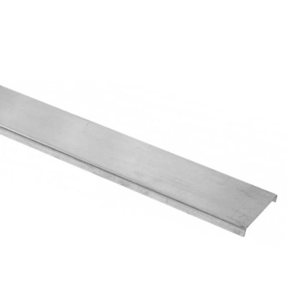 Tampa Encaixe para Eletrocalha INOX 75x3000 mm
