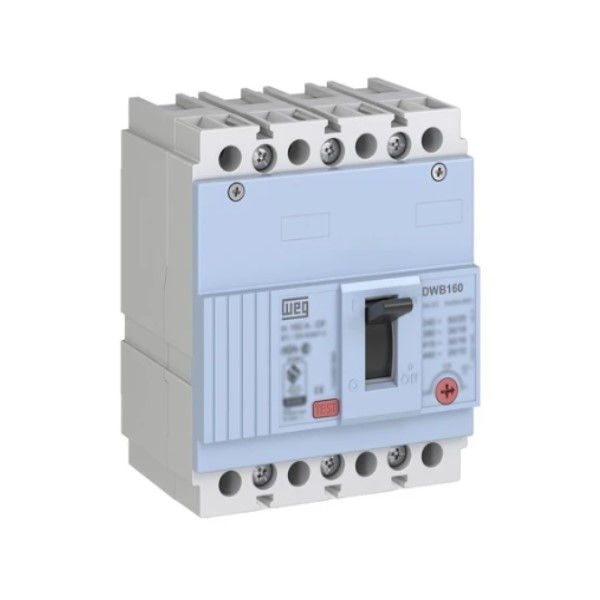 Disjuntor Termomagnético Fixo Tetrapolar DWB160B 63A 25 KA/18 KA 220/380VCA Caixa Moldada