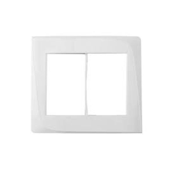 Placa PVC para 6 Módulos 4x4 Branca Tendenza sem Suporte