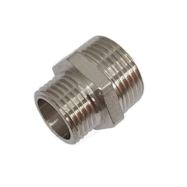 Nipel Redução Ferro Maleável Galvanizado a Fogo 2"X1"