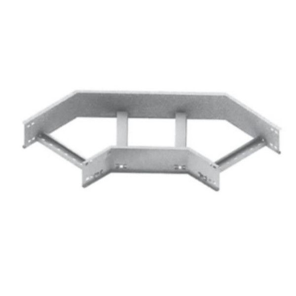 Curva 90G Horizontal Lisa Galvanizada Eletrolítica para Eletrocalha 600x50 mm