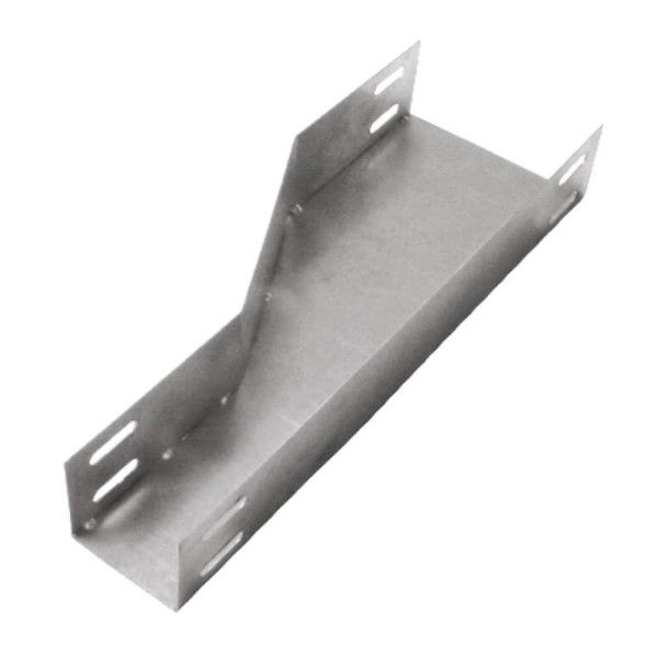 Redução Redução a Esquerda para Eletrocalha Lisa Galvanizada Eletrolítica 400x50-100x50 mm