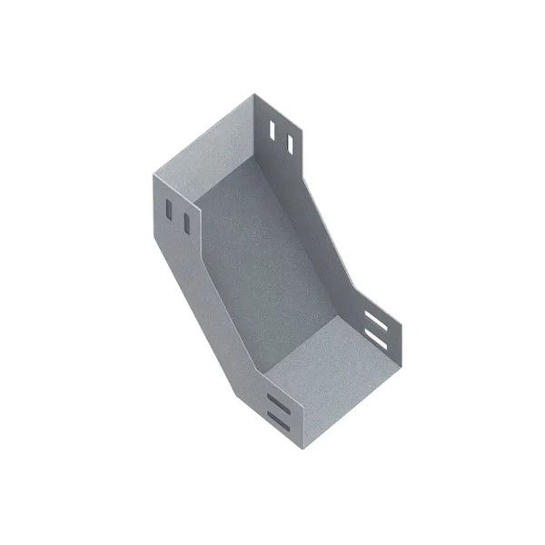 Curva 90G Vertical Galvanizada Eletrolítica Interna para Eletrocalha 200x100 mm