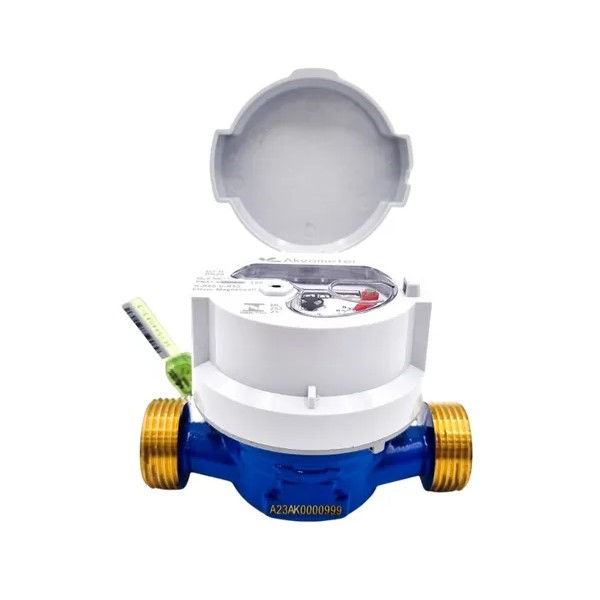 Hidrômetro Hidrômetro Corpo Composite Unijato Residencial 3/4" Vazão Máxima 4 m3/H para Telemetria PRE Equipado com Visor Plano Giratório sem Conexões Instalação Horizontal/Vertical