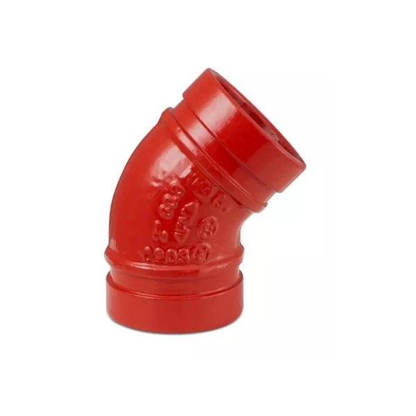 Joelho Ranhurado 45G 4"(114,3 mm)