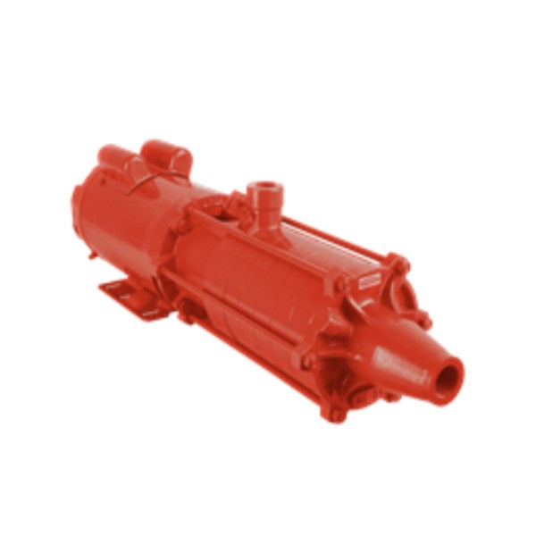 Motobomba Centrífuga Trifásica 4,00 CV BPI Me-al 1640V 220/380/440/760VCA Prevenção Incêndio Multiestágio Vermelha IP55