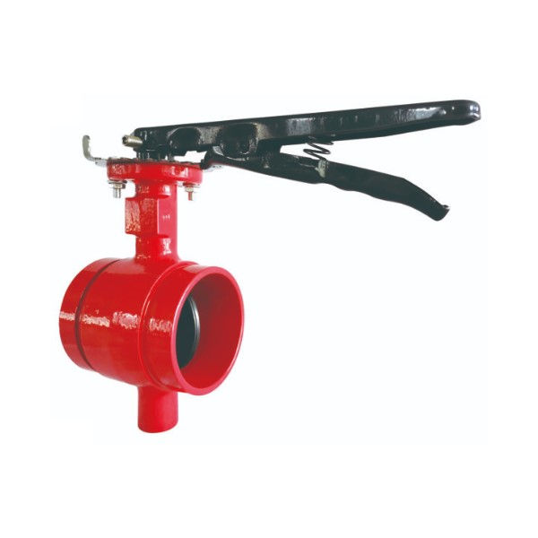 Válvula Válvula Borboleta Ranhurada 3" com Alavanca