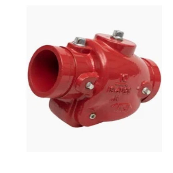 Válvula Válvula Retenção Portinhola 4" Grooved com Extremos Ranhurados