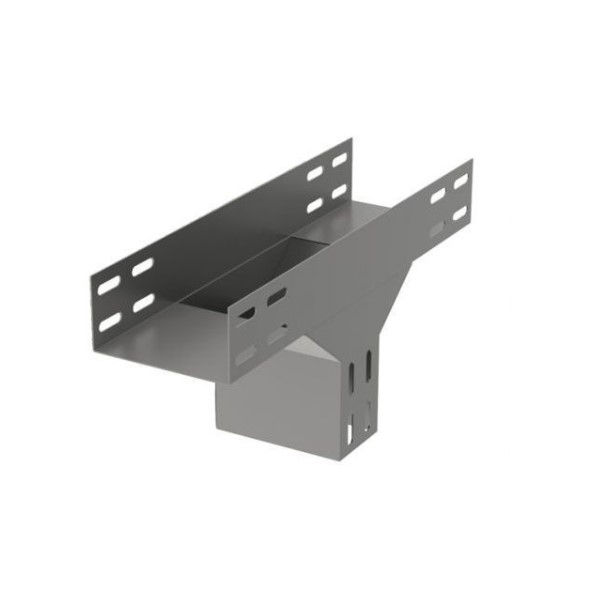 Te Perfurado Vertical Descida Lateral 90G Galvanizado Eletrolítico para Eletrocalha 200x100 mm