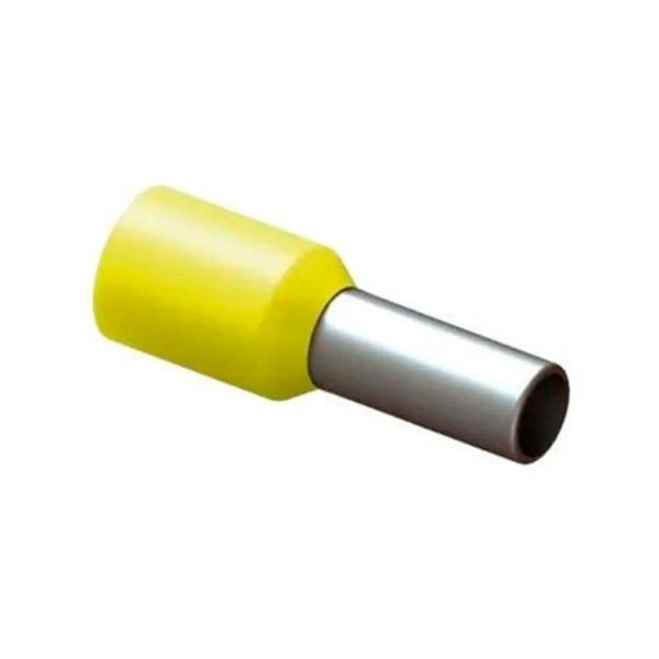 Terminal Cobre Estanhado a Compressão Pino Tubular Pre-Isolado 150,00 mm² Amarelo