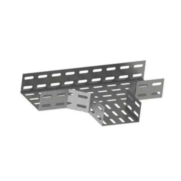 Te Perfurado Horizontal 90G Galvanizado Eletrolítico para Eletrocalha 75x50 mm
