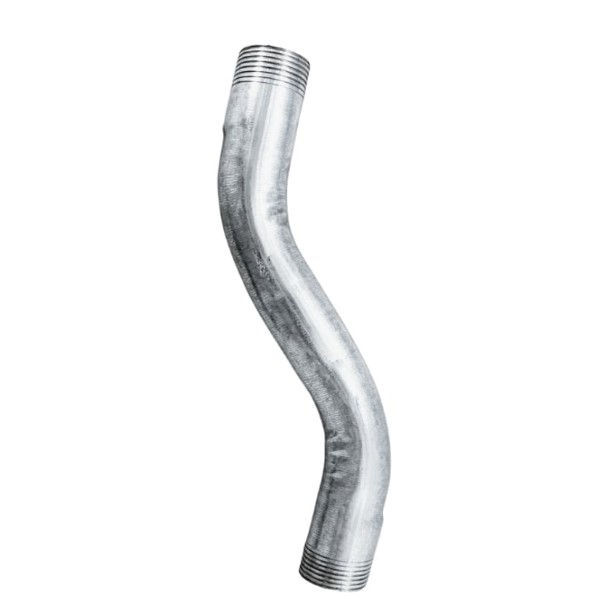 Curva S Longa Galvanizada Eletrolítica para Eletroduto 1.1/2" com Rosca Paralela