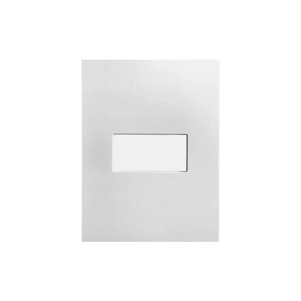 Placa PVC para 1 Módulo 4x2 Branca Matix GO