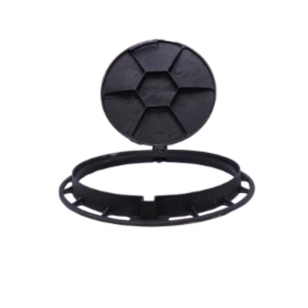 Tampa Ferro Fundido Redonda 900x900 mm com Caixilho