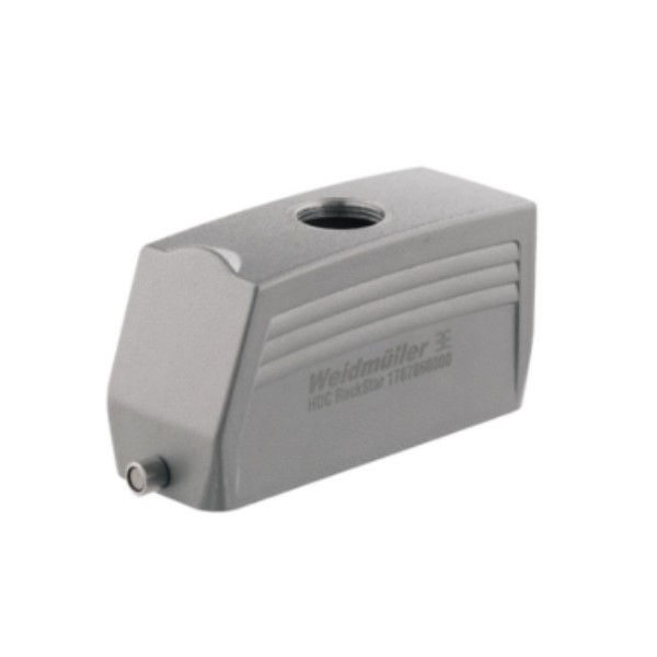 Carcaça Carcaça Metálica 1 Trava 24 Pinos Saída Superior Cinza IP65