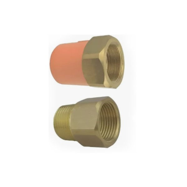 Luva Super CPVC Transição Fêmea/Fêmea 1"X1" Água Quente com Adaptador Metálico