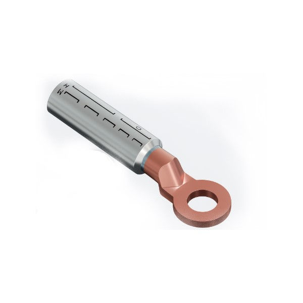 Terminal Bimetálico a Compressão sem Isolação 35,00 mm² para Cabo com 1 Furo M13