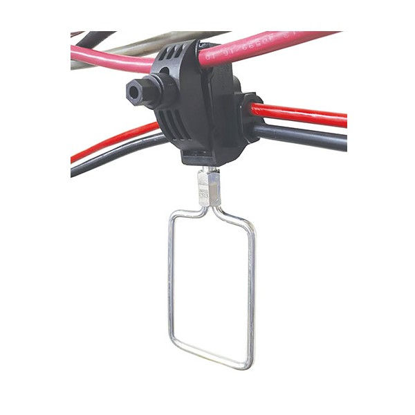 Conector Perfurante Derivação Cobre Estanhado P-25-185,00 mm² D-6-35,00 mm² com 4 Saídas Preto