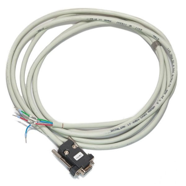 Cabo Para Interligação IHM CFW500 Comunicação 3 M Branco com Conector