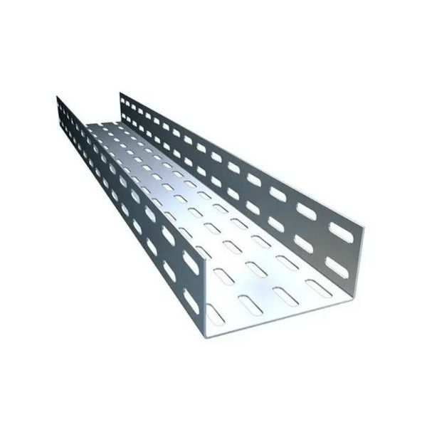 Eletrocalha Estruturada Perfurada Galvanizada Eletrolítica 150x150x3000 mm sem Tampa sem Virola Chapa 20 Equiv Chapa 18