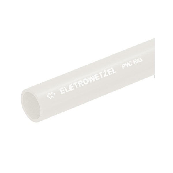 Eletroduto Pesado PVC Parede 2,50 mm 3/4"X3 M sem Rosca Branco