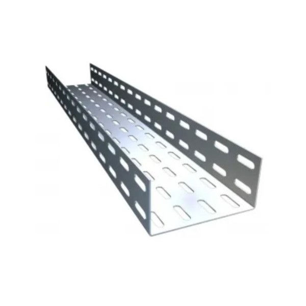 Eletrocalha Estruturada Perfurada Galvanizada Eletrolítica 150x50x3000 mm sem Tampa sem Virola Chapa 26 Equiv Chapa 24