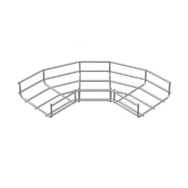 Curva 90G Horizontal Galvanizada Eletrolítica para Leito Aramado 150x50 mm