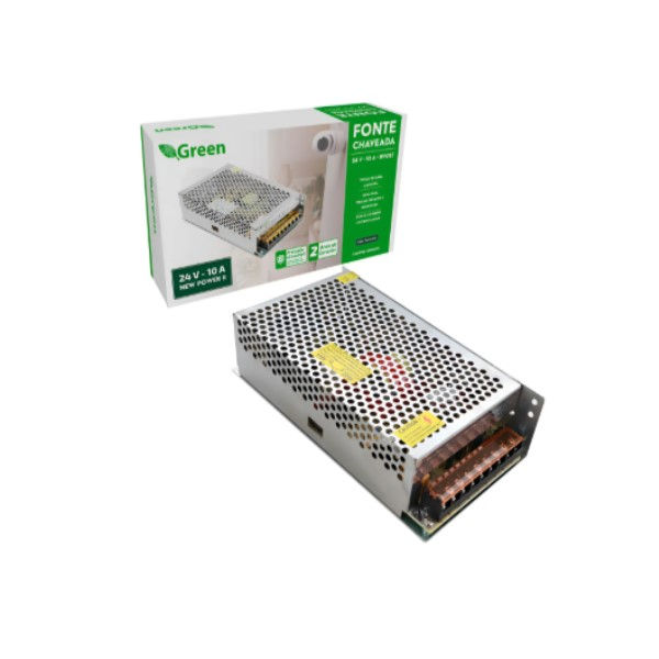 Fonte Alimentação Chaveada Monofásica 10A 240W 127/220VCA 24VCC