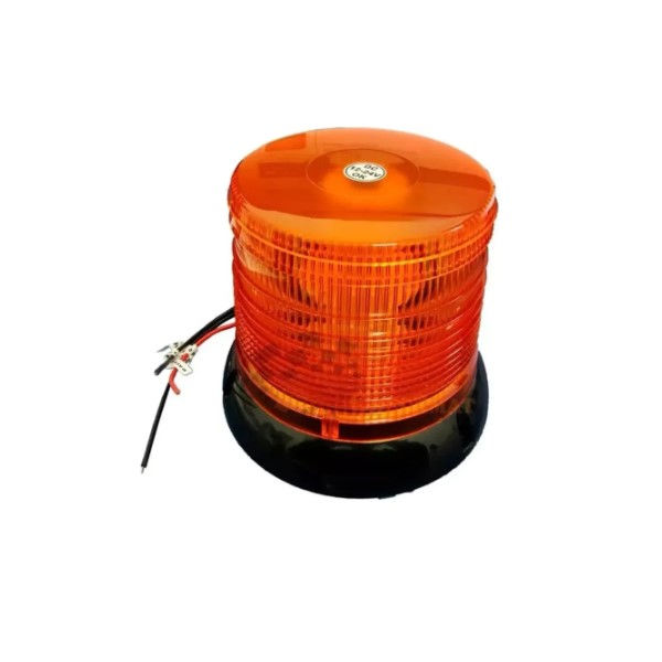 Sinaleiro Led Rotativo/Flash Advertência 160x128 mm Bivolt Âmbar