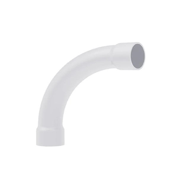 Curva 90G com Bolsa PVC para Eletroduto 3/4" sem Rosca Branco PRO