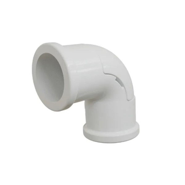 Cotovelo PVC 90G para Eletroduto 1/2" sem Rosca Branco PRO