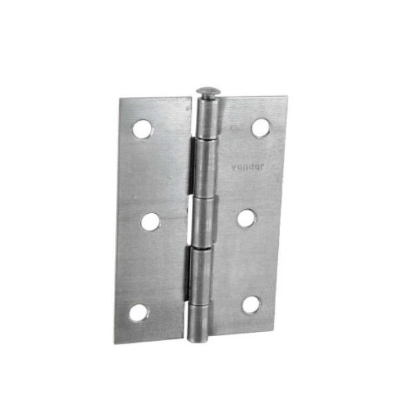 Dobradiça Ferro Polido para Porta 3"
