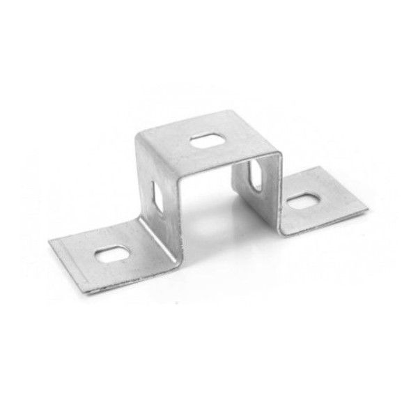 Suporte Cantoneira ZZ para Perfilado Galvanizado Eletrolítico 38x19 mm