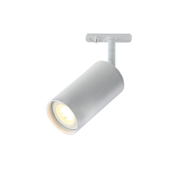 Spot Sobrepor Alumínio 40W Direcionável para Lâmpada LED PAR20 250V Branco Redondo Track com Soquete E27 para Trilho Eletrificado