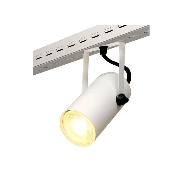 Spot Sobrepor Alumínio 20W Direcionável para Lâmpada LED PAR20 Bivolt Automático Branco Redondo Cannon para Eletrocalha
