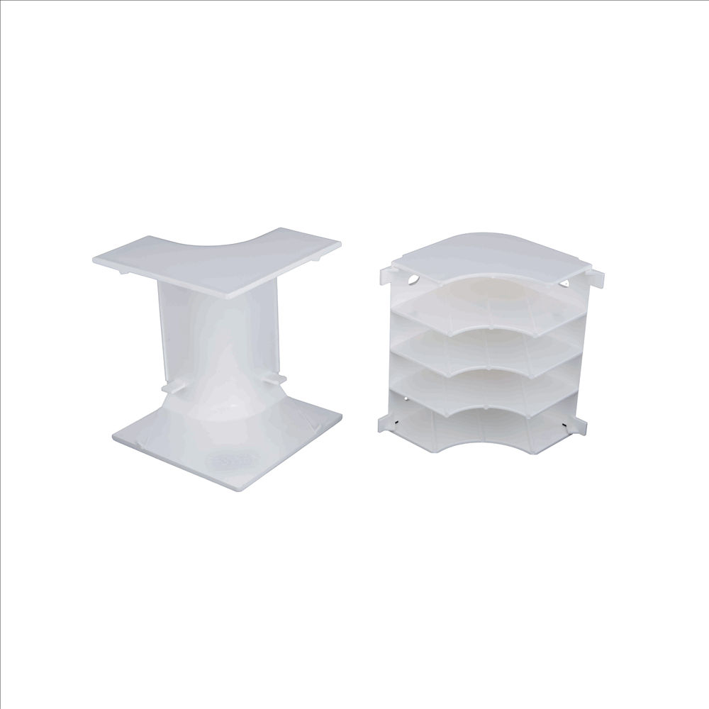 Mata Junta Cotovelo 90G PVC Interna para Canaleta 100x45 mm Branca Dexson