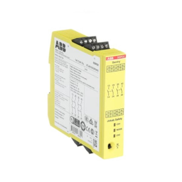 Relé Segurança Relé Segurança Digital Sentry 24VCC 2NA+2NF Terminais com Parafuso