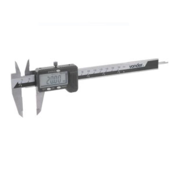 Paquímetro Paquímetro Universal Digital Aço INOX 0-150 mm
