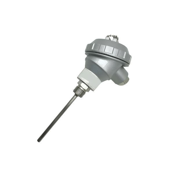 Termopar Com Cabeçote Alumínio para PT 100 6x200 mm 1/2" BSP 0-300G