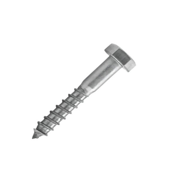 Parafuso Rosca Soberba Cabeça Sextavada INOX 1/4"X60 mm