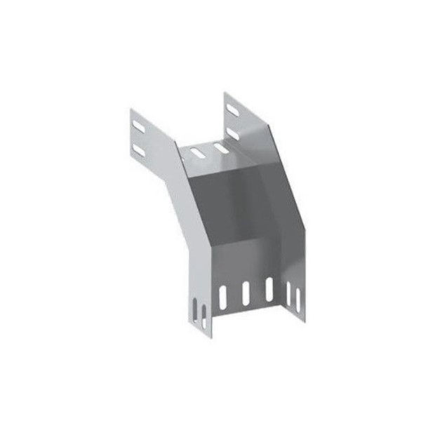 Curva 90G Vertical Lisa Galvanizada Eletrolítica Externa para Eletrocalha 500x100 mm