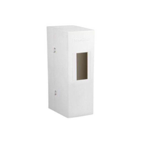 Caixa Sobrepor Versátil SLIM PVC com Corte para Disjuntor Branca