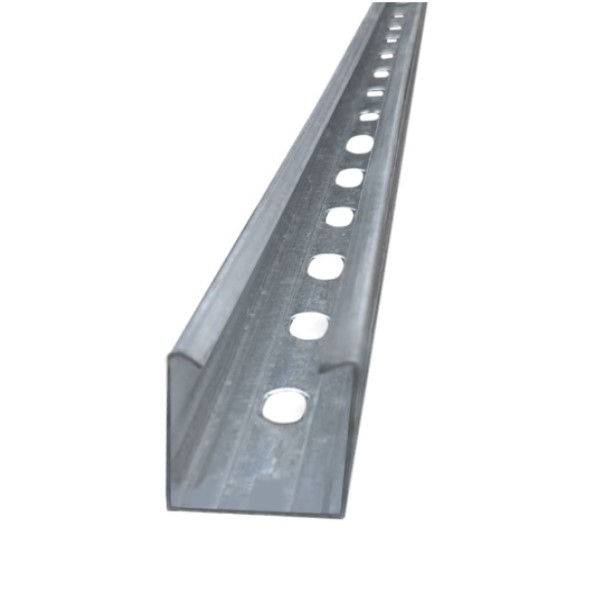 Perfilado Perfurado Galvanizado a Fogo 38x38 mm 3 M Chapa 20