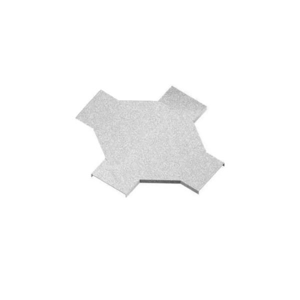 Tampa Cruzeta Encaixe para Eletrocalha Galvanizado Eletrolítico 150 mm Horizontal