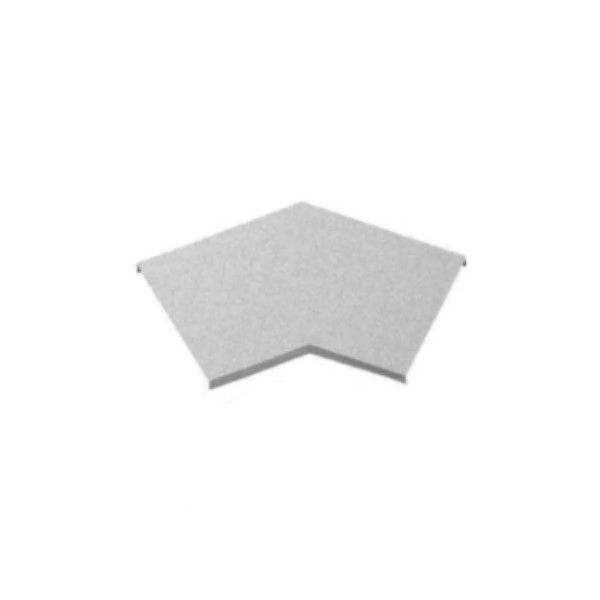 Tampa Curva Horizontal 45G Encaixe para Eletrocalha INOX 115 mm