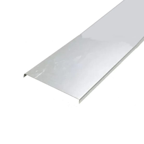 Tampa Encaixe para Eletrocalha INOX 115x3000 mm