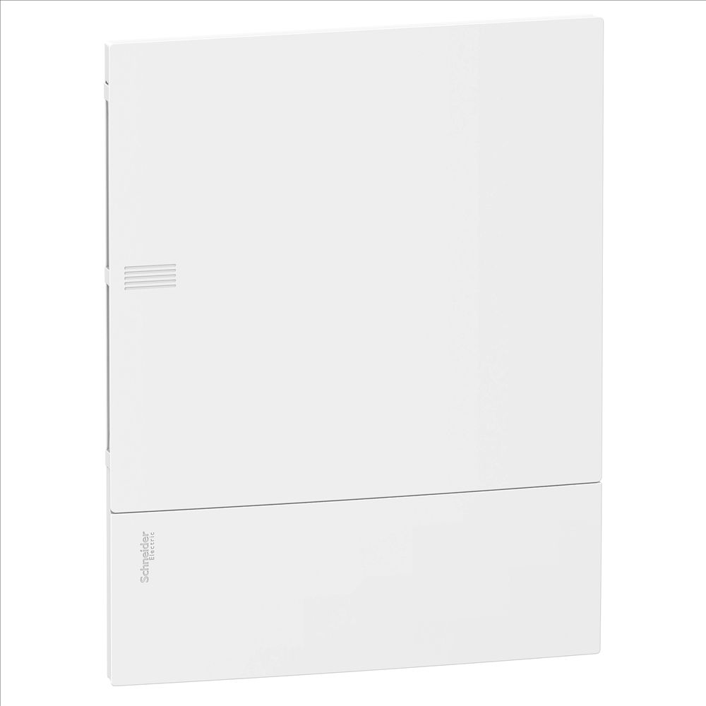 Quadro de Distribuição Quadro de Distribuição PVC Embutir 24 Disjuntores DIN sem Barramento sem Geral Branco Porta Opaca Mini Pragma