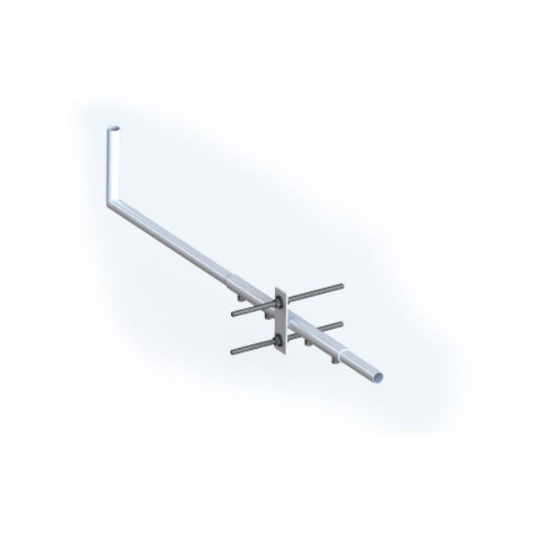 Suporte Ajustável Tipo L Galvanizado a Fogo para Poste Duplo T