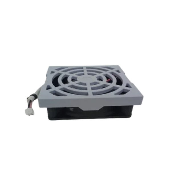 Ventilador Micro Axial PVC Quadrado 12VCC com Cabo 90 mm