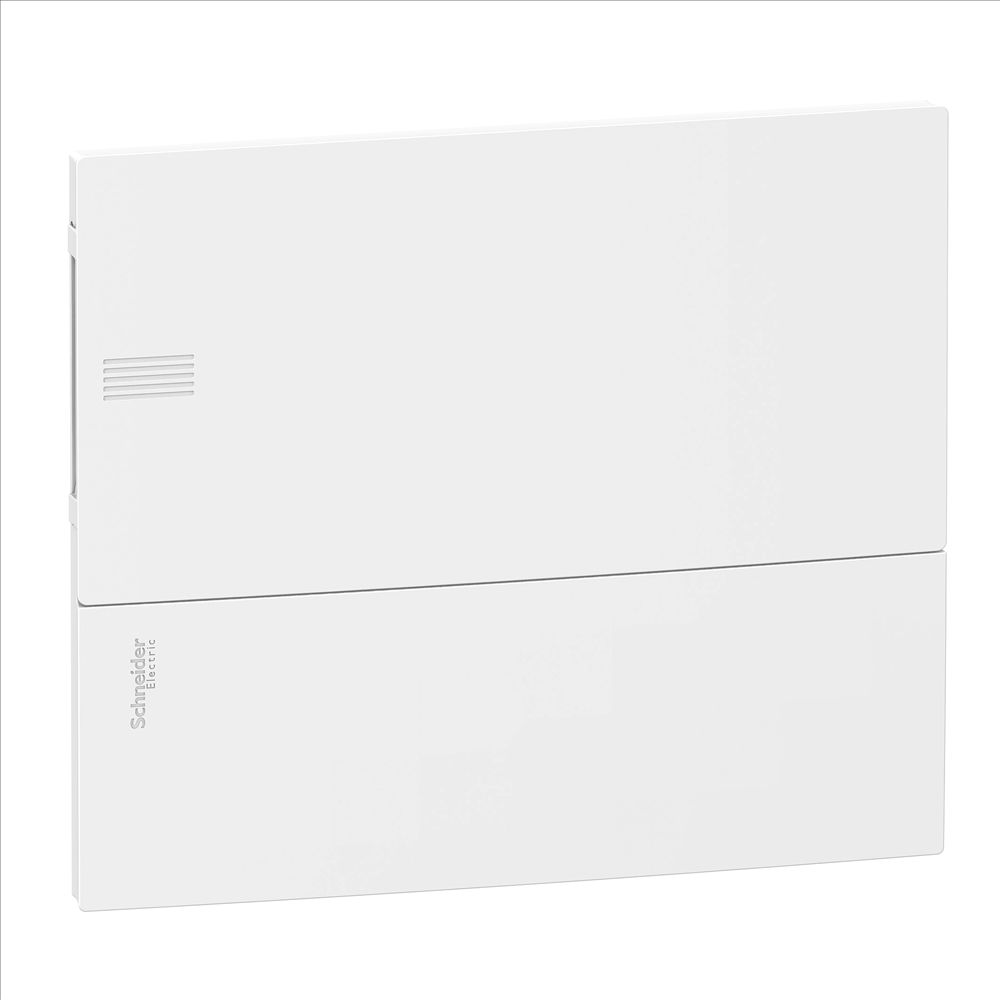 Quadro de Distribuição Quadro de Distribuição PVC Embutir 12 Disjuntores DIN sem Barramento sem Geral Branco Porta Opaca Mini Pragma